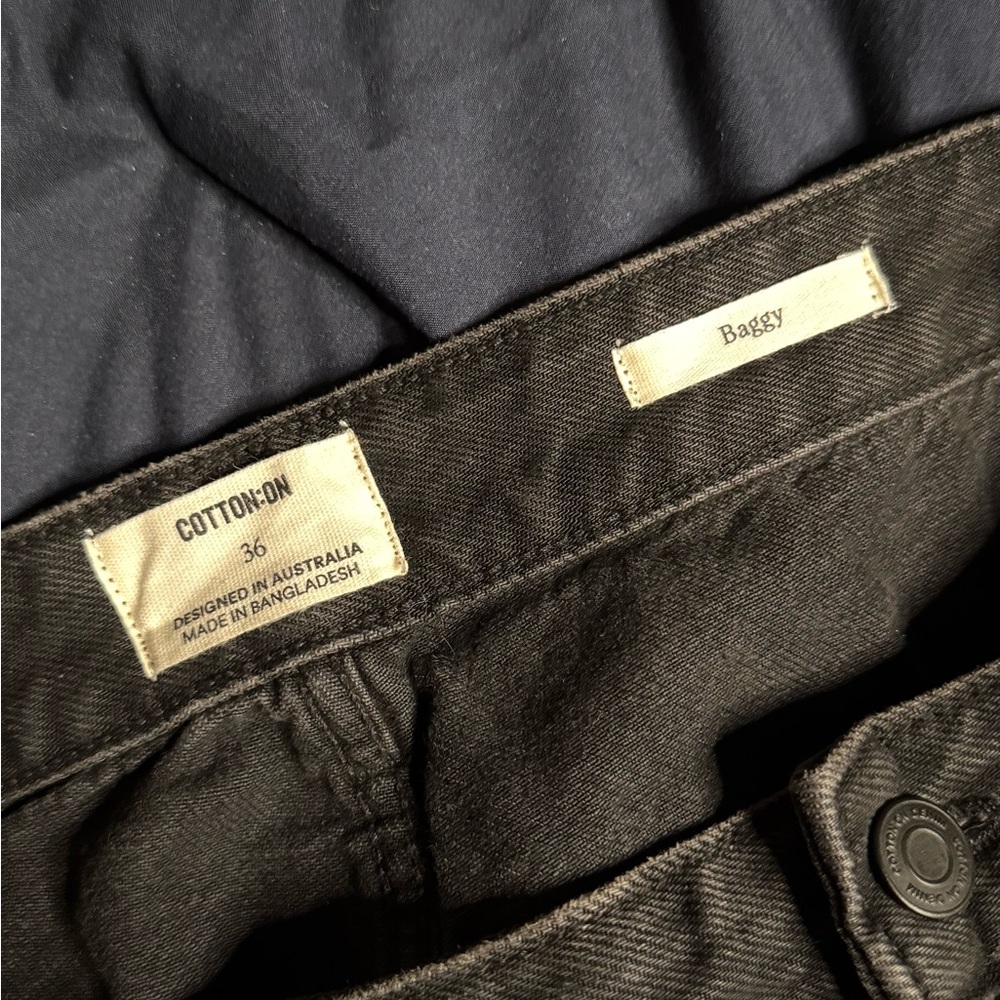 Cotton On Dark Gray Baggy Pants